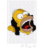 Homer Simpson Puzzle 240 Parça Yapboz