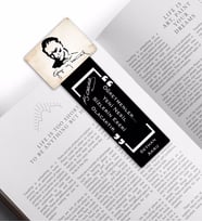 BK Gift Kişiye Özel İsimli Atatürk Temalı Ahşap Kitap Ayracı-19