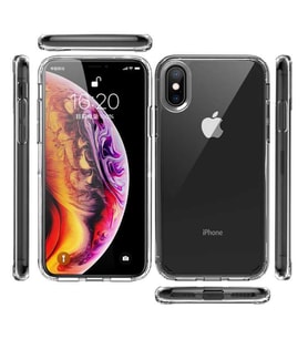 Apple iPhone XS 5.8 Kılıf Full Şeffaf Sararmaz Kapak (Renksiz)