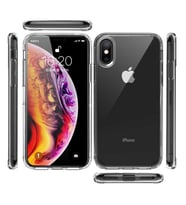 Apple iPhone XS 5.8 Kılıf Full Şeffaf Sararmaz Kapak (Renksiz)