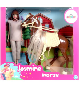 Jasmine Atlı Bebek Kahve-Bej