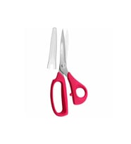 Kai V5210 Kılıflı Pembe Plastik Saplı Kumaş Kesim Makası 21 Cm