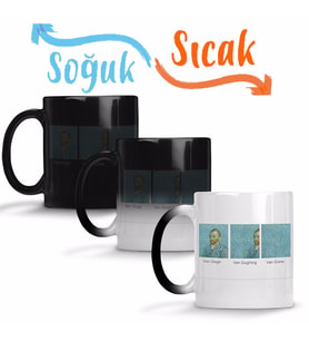 Van Gogh Van Goghing Sihirli Kupa Bardak Porselen
