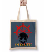 Piratas Korsanlar Bez Çanta Uzun Saplı