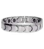 Erkek Silver Renk Tungsten Bileklik