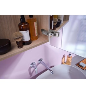 Blum Cristallo Blumotion Yapıştırma Menteşe Şeffaf Cam 71B4500C + 70T4568C SMNI+ 173L6100