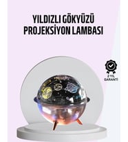 Usb Şarjlı Uzay Temalı Işık Projektörü Hava Nemlendirici