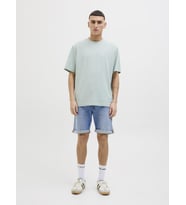 Jack & Jones JJIRICK JJIORIGINAL Erkek Denim Şort - Esnek ve Rahat Kalıp (Açık Mavi)