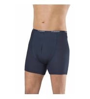 Bambu Düz Renk Erkek Boxer Lacivert