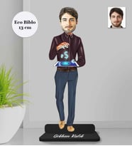 Kişiye Özel Borsacı Erkek Ahşap Eco Biblo -2