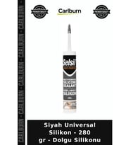 Özel Üretim Yapıştırıcı Yalıtım Mastik Hobi Siyah Universal Silikon - 280 gr - Dolgu Silikonu