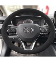 Toyota C-HR Direksiyon Kılıfı Alcantara Süet Monza Black Serisi Siyah 2020-2023