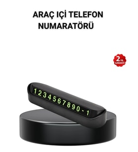 Alüminyum Kasa Gri Çevirmeli Araç İçi Telefon Numaratörü