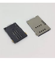 MUP-C720 6 Pin Sim Kart Soketi SIM Holder Push-Push Smd Tip 2.54