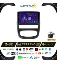 Nissan Terrano  2014-2016 Model 2GB + 64GB Android 13 Kablosuz Carplay Navigasyon Multimedya Sistemi