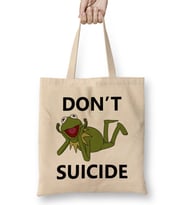 Meme Don't Kermit Suicide Bez Çanta Uzun Saplı