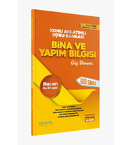 Emsal Yayınları Aöf Bina Ve Yapım Bilgisi ( Güz Dönemi ) Güncel Kitap (Çok Renkli)
