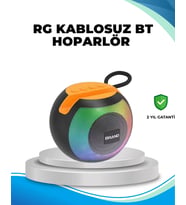 RGB Işıklı Taşınabilir Kablosuz Bluetooth Hoparlör