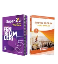 Örnek 5. Sınıf Süper İkili Fen Bilimleri Seti ve Referans Sosyal Bilgiler Soru Bankası 2 Kitap