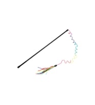 Beeztees Kedi Oltası, Zilli, Kurdelalar Uc, Uzun Dayanıklı ip-110cm, Çeşitli Renklerde, 50cm