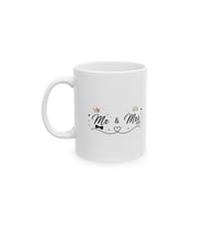 Mr & Mrs Tasarımlı Porselen Kupa Romantik Çift Kupası Eşe ve Sevgiliye Hediye 330 ml KF10072624