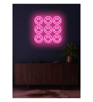 Gülücük Figürlü Neon Tabela
