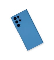 Samsung Galaxy S24 Ultra Kılıf Nano İçi Kadife Silikon - Mavi