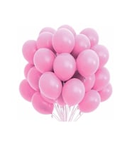 Metalik Pembe Balon Buketi 20 Li