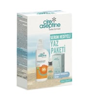 Cire Aseptine Güneş Koruyucu 50 SPF 200 ml + Gözenek Sıkılaştırıcı Serum 30 ml Kutu