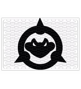 Battletoads Logo preta Puzzle 240 Parça Yapboz