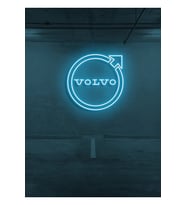 Rent A Carlara Özel VOLVO Logo Neon Tabela