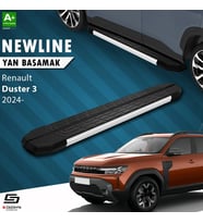 S-Dizayn Renault Duster 3 NewLine Aluminyum Yan Basamak 183 Cm 2024 Üzeri A+ Kalite