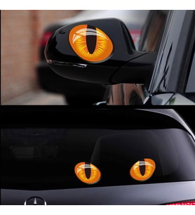 Güzel Kedi Gözleri Araba Aynası için Sticker Etiket