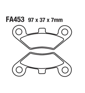 Atv Cf Terralender 500-625-800 Ön Fren Disk Balatası Fa453