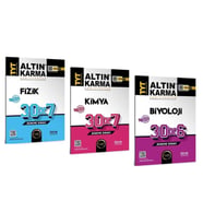 Altın Karma Yayınları TYT Fizik Kimya Biyoloji Denemeleri