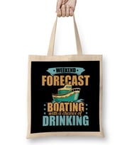 Weekend Forecast Boating with a Chance of Drinking Bez Çanta Uzun Saplı