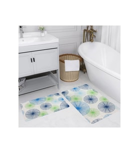 Eliana Home Baskılı 2'li Banyo Paspas Takımı RVG5200