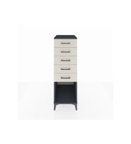 Kronos Dolap 5 Çekmeceli 44x59x134 Antrasit-Aytaşı