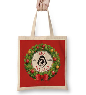 Christmas All Star Overwatch Ana Wreath Bez Çanta Uzun Saplı