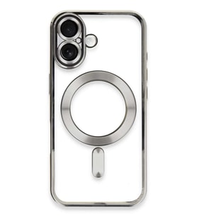 iPhone 16 Plus Kılıf Kross Magneticsafe Kapak - Gümüş