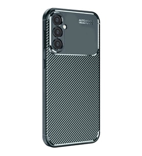 Samsung Galaxy A16 5g Kılıf Auto Focus Karbon Kapak - Koyu Yeşil