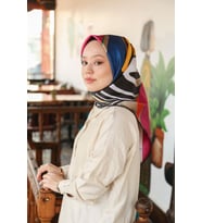 Levidor Twill Eşarp (Trend) LDT256-02 (Çok Renkli)