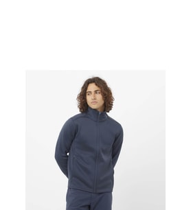 Salomon C24749 Outlıne Warm Fleece Fz Tam Fermuar Polar - LACİVERT