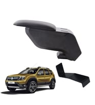 Dacia Duster 2014 Delmesiz Çelik Ayaklı Siyah Kolçak Kol Dayama