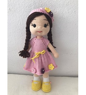 Elif Bebek Amigurumi Organik Oyuncak