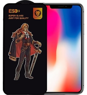 Apple Uyumlu İphone X Anti Statik Ekran Koruyucu Toz Tutmayan Kırılmaz Cam