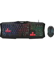 Everest KMX-88 Oyuncu USB Kablolu Q Klavye Mouse Set - Siyah