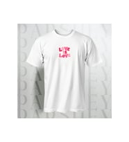 Love is Love Oversize T-Shirt Unisex Yarım Kollu Bisiklet Yaka %100 Pamuk (Beyaz)