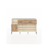 Arges Konsol 6 Raflı 2 Çekmeceli Tek Kapaklı  176x30x99 Aytaşı-Çam