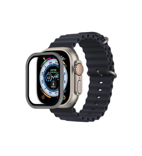 Apple Watch Ultra 49mm Alüminyum Kasa Cam Ekran Koruyucu - Gri